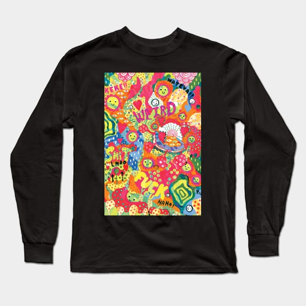 Acid Trip Long Sleeve T-Shirt by saif